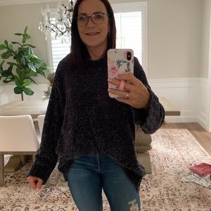 Oversized super soft chenille sweater